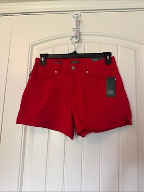 wild fable Red High-Rise Casual Women’s Shorts